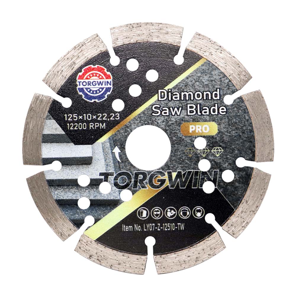 125 mm segmentatutako diamante zerra pala marmola mozteko