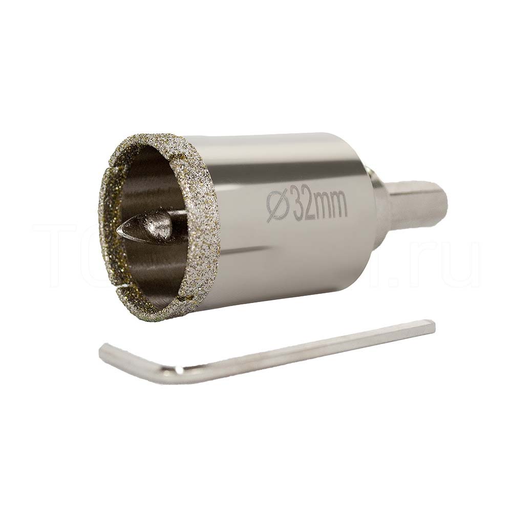 Diamond Core Drill Bit (Zentroko zulagailurik gabe) - 50mm estandarra