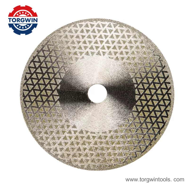 Alde bikoitzeko electroplated Diamond Blade